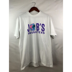 Vintage  Job's Daughters Shirt Hanes XL White Love For All The World VTG
